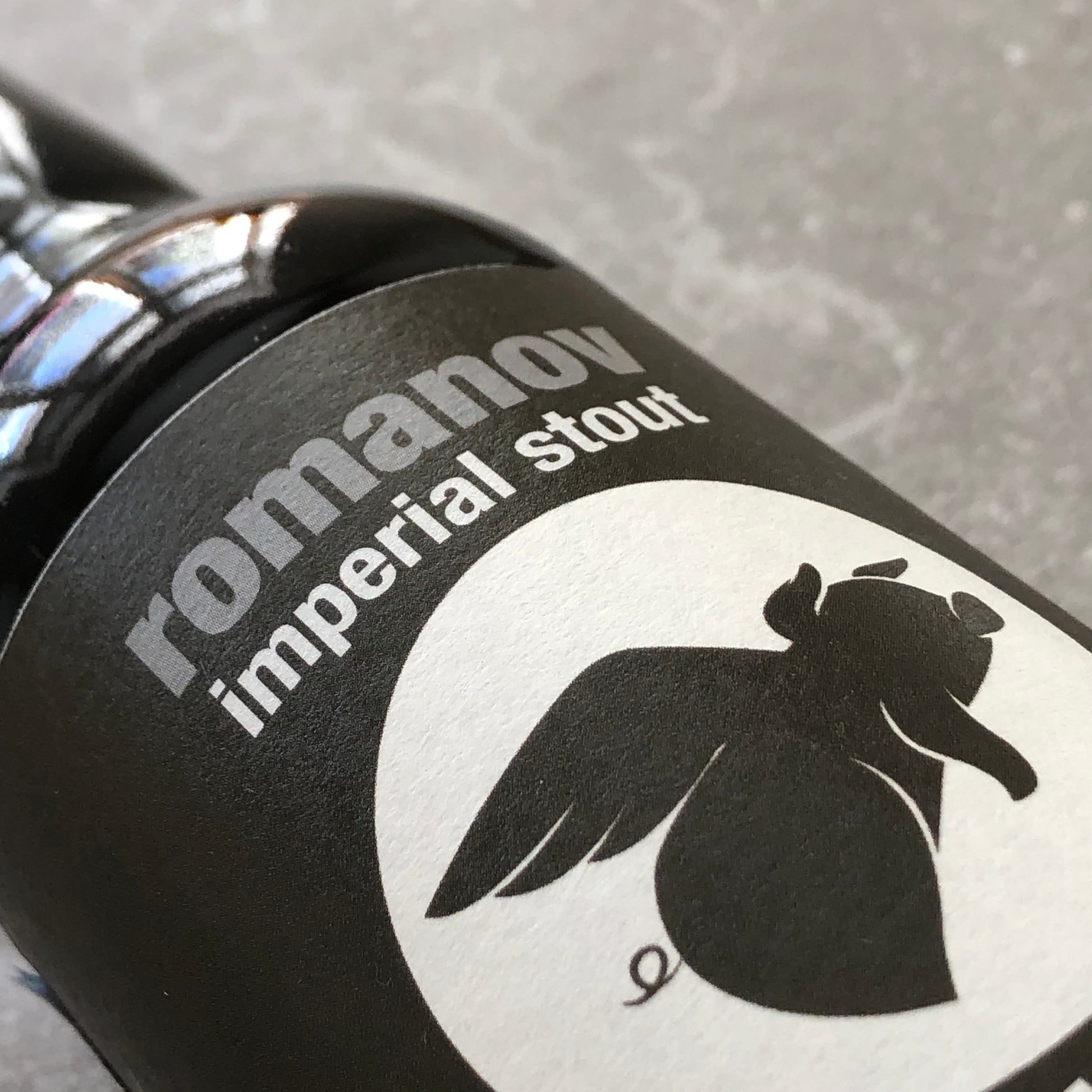 romanov 0% imperial stout alcohol free beer