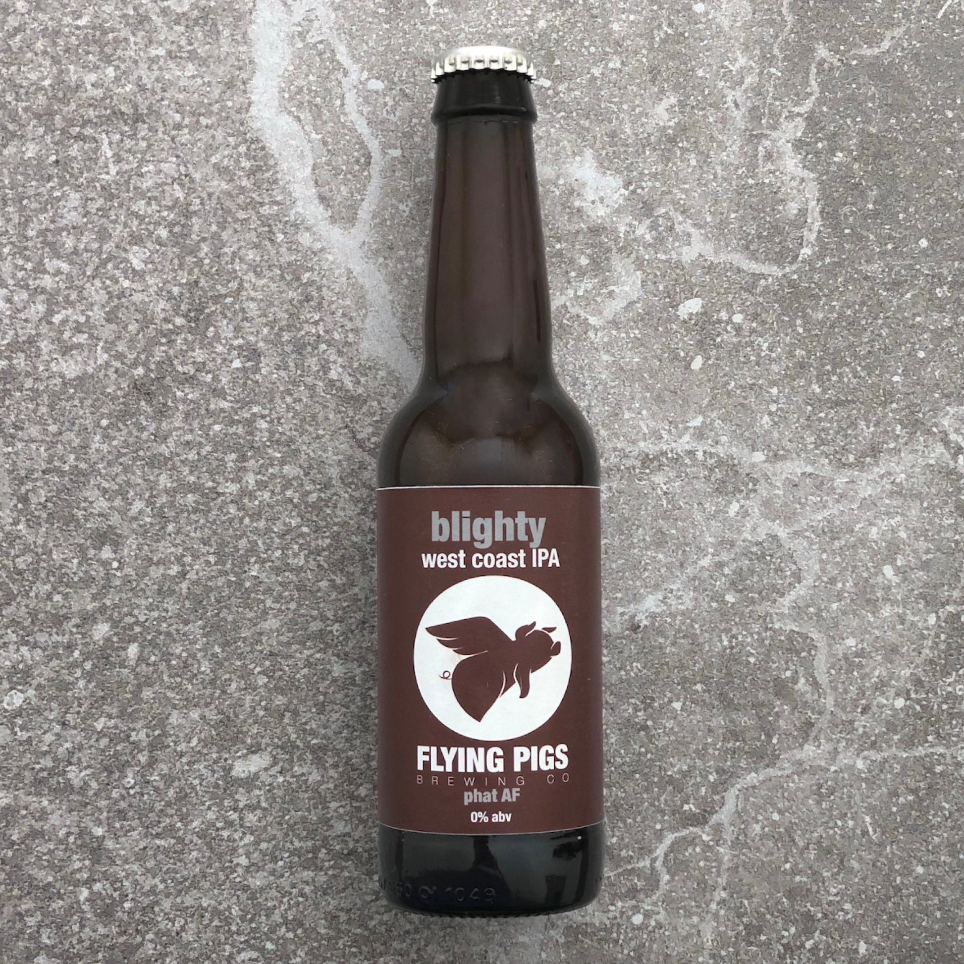 blighty 0% west-coast IPA alcohol free beer