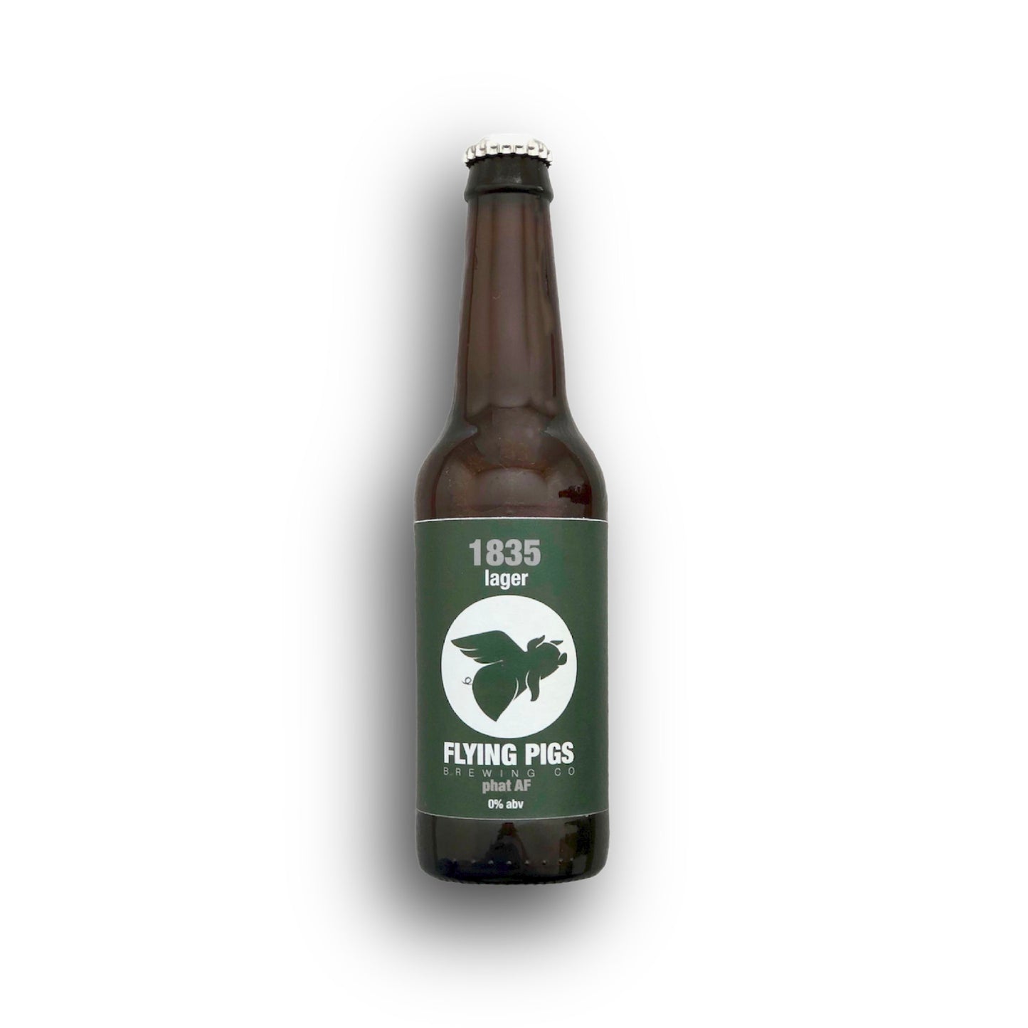 1835 0% lager alcohol free beer