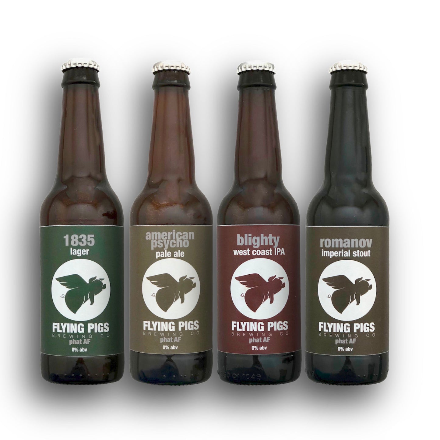 Flying Pigs The Heist | 0% Beers (330ml | 12 bottles)